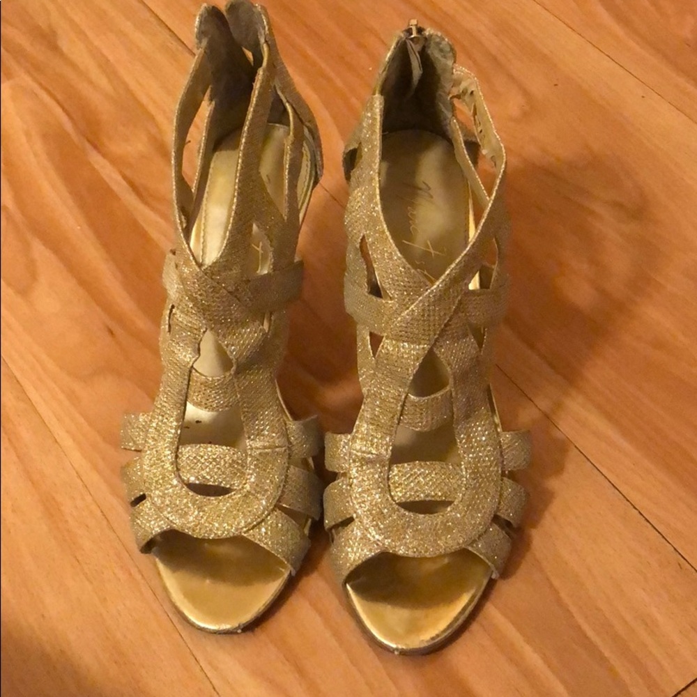 Gold heels